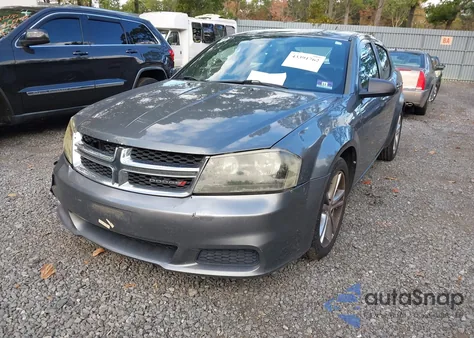 2012 Dodge Avenger Se V6 из США, поврежденный, VIN 1C3CDZAG1CN313359